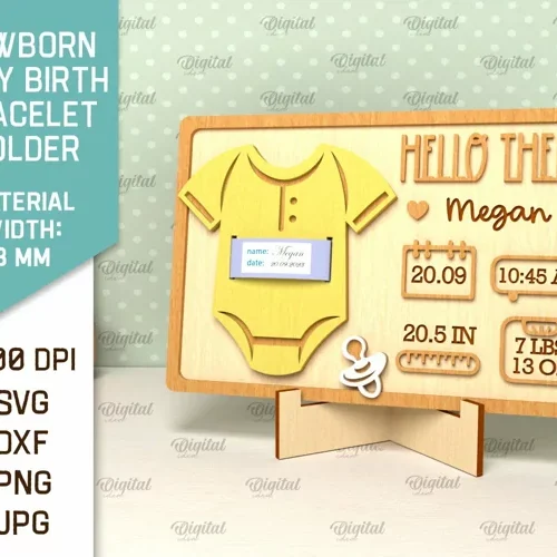 Letrero Para Bebe Recien Nacido 2 Creativo Digital